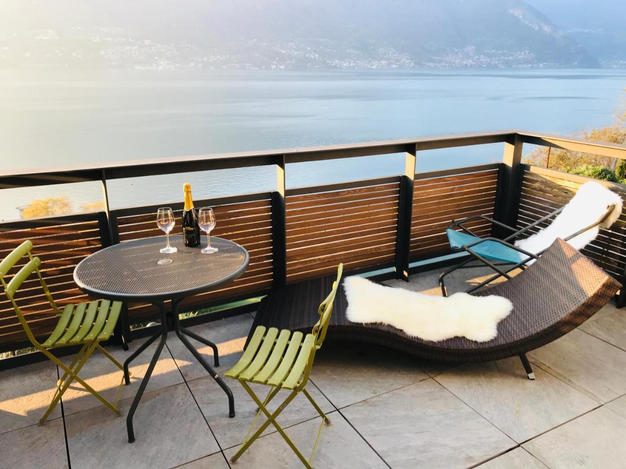 Bellavista Giulia On Lake Como デルヴィオ エクステリア 写真